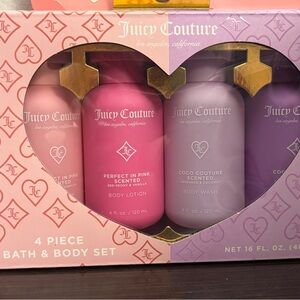 Juicy Couture Pink and Lavender Body Wash Set